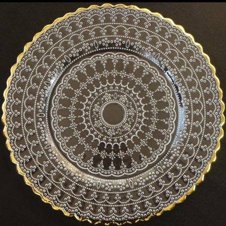 Gold rim crystal clear