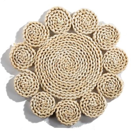 Sunflower rattan mats