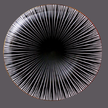 Black Normadic charger plates