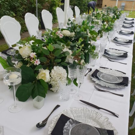 Glass dinner & side plate
