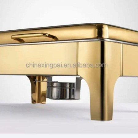Stylist square Gold Chafing Dish