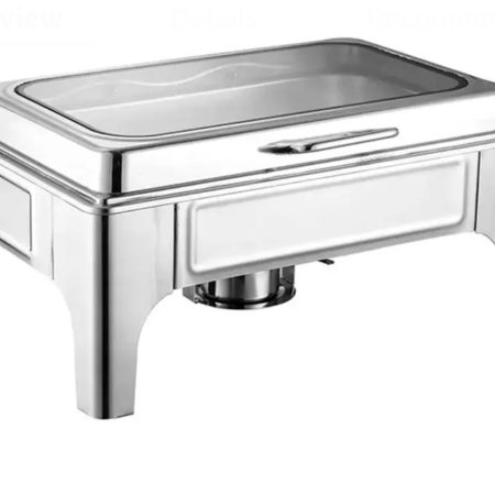 Silver Square chafing dish