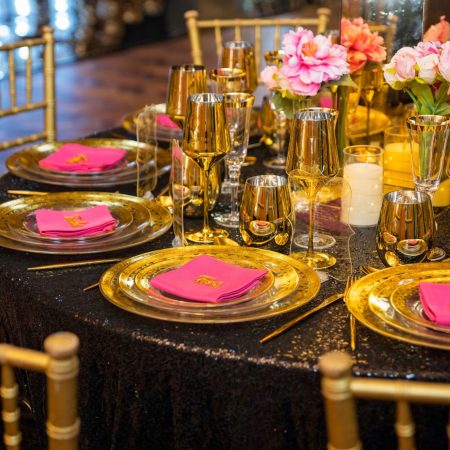 Lace luxury plate set