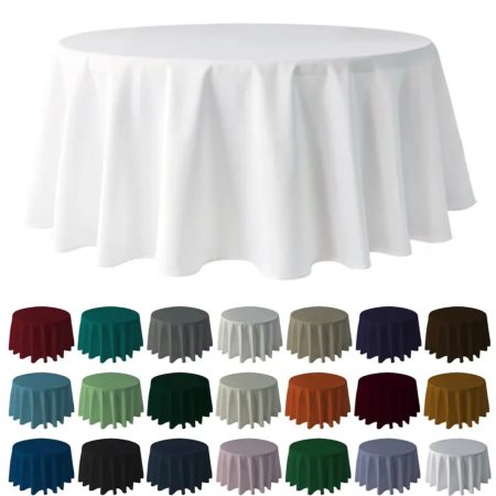Elegant round & trestle tablecloths