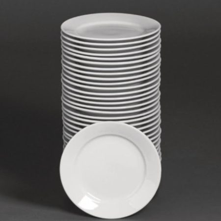 White dinner plates (10’5)